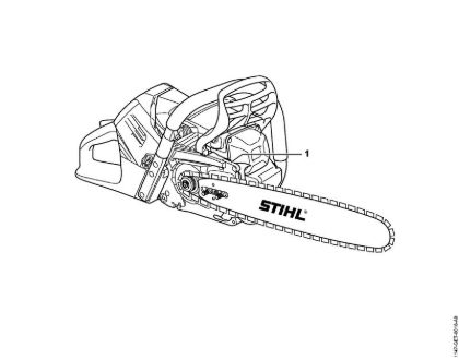 Motosierras de gasolina (MS) MS 500i Níºmero de máquinaÂ  de la marca Stihl